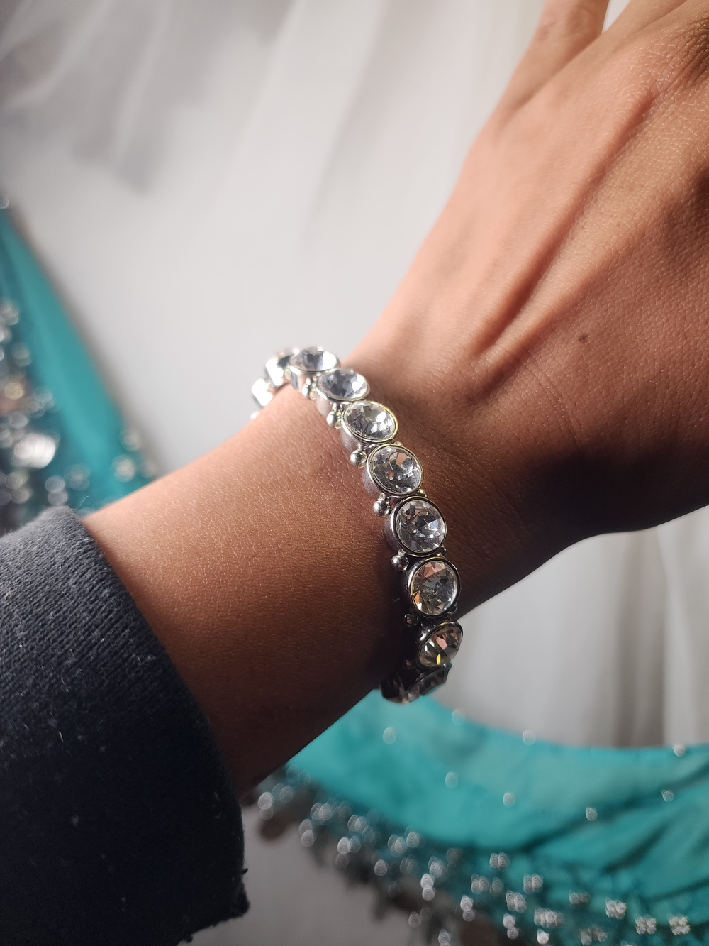 Rhinestone Tennis Bracelet